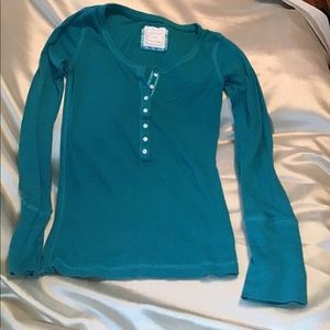 ❤️Old Navy Lightweight Long Sleeve Turquoise Shirt